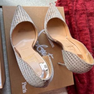 Christian Louboutin Iriza 100 Glitter Pump